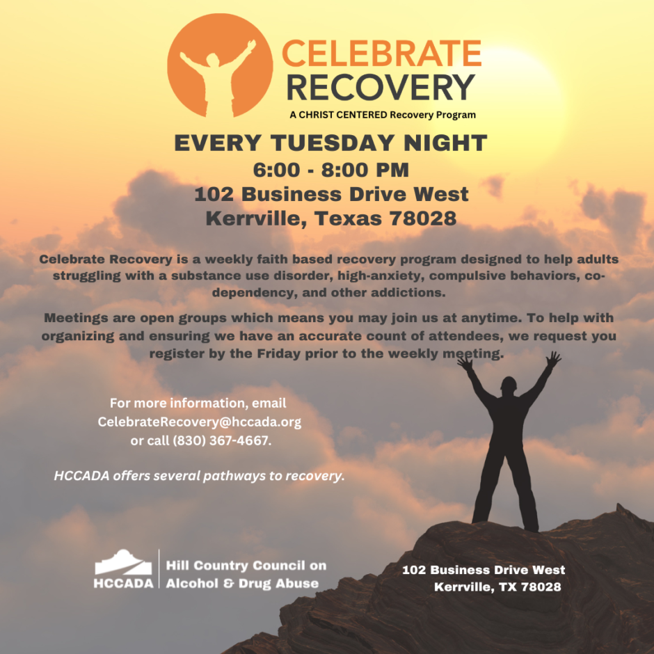 Celebrate Recovery - Hill Country Council on Alcohol and Drug Awareness